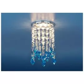 Светильник 2012 MR16 хром/прозрачный/голубой