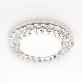 Светильник G206 CL/CH хром/прозрачный GX53