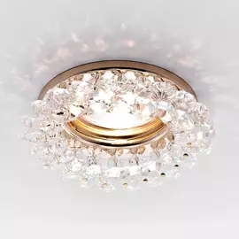 Светильник K206 CL/G золото/прозрачный MR16