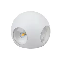светильник настенный эра led 4*1вт ip54 белый б0034608
