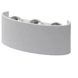 светильник настенный эра led 6*6вт ip54 белый б0034610