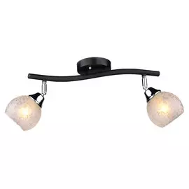 Светильник настенный РОССвет РС19471 BK+CR/2C Е27х2х60Вт