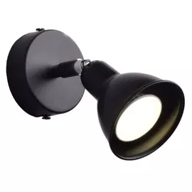 светильник настенный россвет велес рс21490 bk+cr/1w gu10х1х40вт