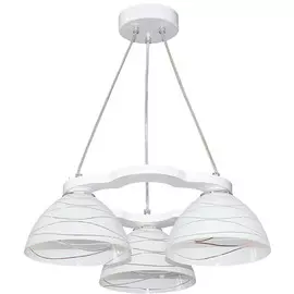 Светильник-подвес Венеция-3 белое дерево 423 Е27 3*60Вт