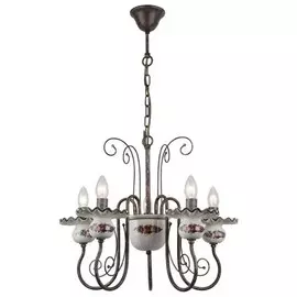 светильник подвесной escada liana 169/5 e14*40w antique green