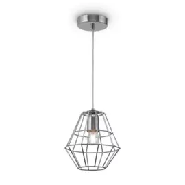 светильник подвесной freya fr4001pl-01ch е27 ip20 металлический