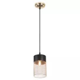 светильник подвесной rivoli е27 ip20 черный б0047523