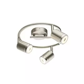 Светильник потолочный Globo 56958-3 Toplight матовый никель LED 3x5W