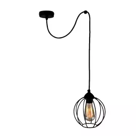 Светильник потолочный РОССвет Центавр РС20871 BK/1P Е27х1х60Вт