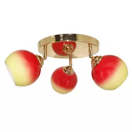 светильник потолочный россвет рс20774 fg/3c е27х2х60вт