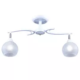 светильник потолочный россвет рс21189 wt+cr/2c е27х2х60вт