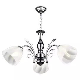 светильник потолочный россвет рс21205 cr/3p е27х3х60вт