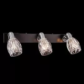 Светильник-спот 20028/3 хром/венге