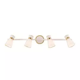 Светильник-спот Грейс CL528542 Е14 4*60Вт зол/бел