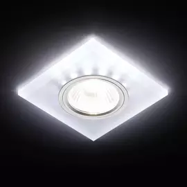Светильник светодиодный S215 W/CH/WH матовый/хром/MR16+3W(LED WHITE)