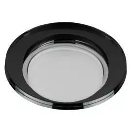 светильник точечный эра dk80 gx53 ip20 черный б0019577
