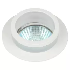 светильник точечный эра kl89 wh gu5.3 50вт ip20 белый б0054356