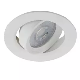 светильник точечный эра kl led 22a-5 4k ip20 белый б0037037