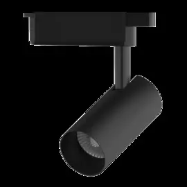 светильник трековый gauss цилиндр 12w 1100lm 4000k 180-220v ip20 55*185мм черный линза 36? led 1/40