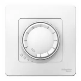 диммер se blanca внутр белый поворотно-нажимной 400вт se blnss040011)