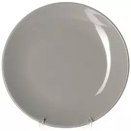 Тарелка d=21,2см, h=2,1см серая 10218A