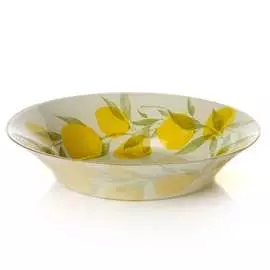 Тарелка глубокая из закаленного стекла 220мм Pasabahce ЛИМОН 10335SLBD1