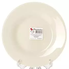 тарелка из закаленного стекла 195мм pasabahce беж сити 10327slbd37