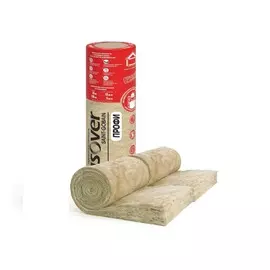 теплоизоляция isover профи твин 4100х(2х610)х50 мм (10м2, 0,5м3, 4шт/упак)