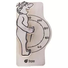 термометр банщик 23*10*3 см для бани и сауны банные штучки