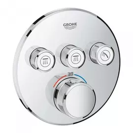 смеситель для ванны с душем grohe grohtherm smartcontrol 29121000