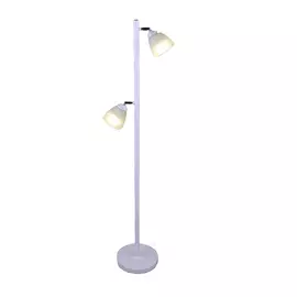 Торшер РОССвет РС20657 WT+CR/2F Лютня Е27 2х60Вт