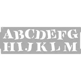 Трафарет Альфабета из 2-х бордюров 20644