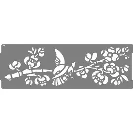 трафарет бордюр сакура 10637