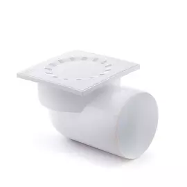 трап горизонтальный белый 50 (150х150) 11385