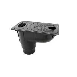 Трап ливнеприемный Ecoteck, цвет черный