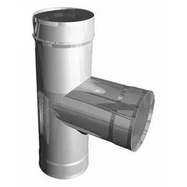 Тройник d120 90° нерж 1,0мм