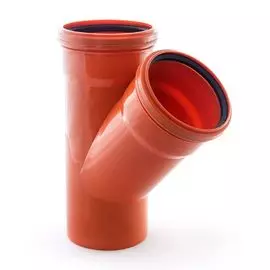 тройник наружной канализации 160/110/45°