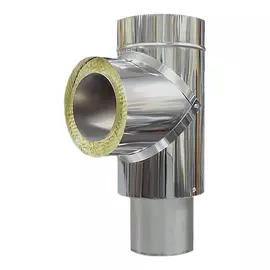 тройник-сэндвич d115/200 90° нерж. b- 1мм/b- 0,5мм 35504