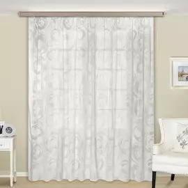 тюль 43884 3.0х2.7м органза, белый