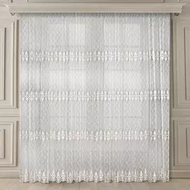 тюль буфали 5*2,7м сетка крем алтын