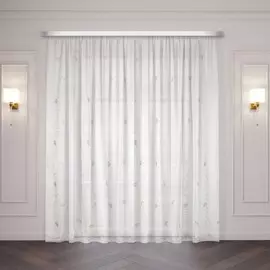 тюль латина 107292 3х2.8м кристалон кремовый