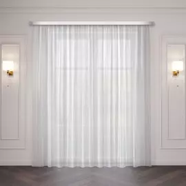 тюль латина 107303 4х2.7м органза белый