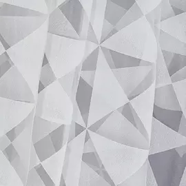 тюль мозаика 103824 3х2,7м органза белый на крючках