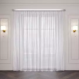 тюль норма 107307 3х2.7м микровуаль белый