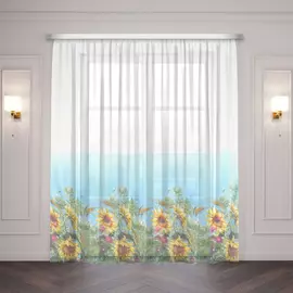 тюль ван гог 107293 3х2.6м вуаль разноцветный