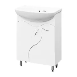 Тумба 60см IKA Сантана без умывальникабелый