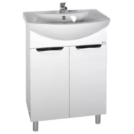 тумба напольная с ящиками и раковиной asb-mebel мессина 60 см (9891)