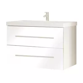 тумба под раковину подвесная marka one mix 80 бг рейлинг, 2я. у56082