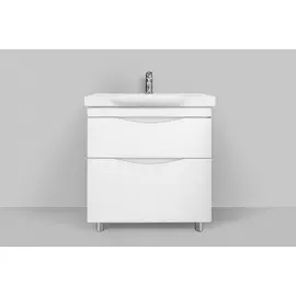 Тумба 80см AM PM LIKE белая, с умывальником