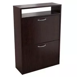 тумба для обуви так №3 2 ящика с нишей (0,600*0,225*0,880) венге темный